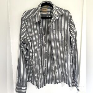 Camel Active Striped Long Sleeve button up size XL